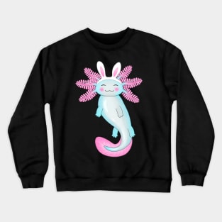 Cute Pastel Easter Axolotl Crewneck Sweatshirt